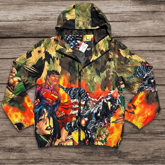 Tango Hotel x Justice League Army Jacket Men's Large NWT Superman DC - Picture 1 of 4